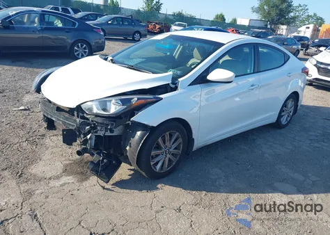 2016 Hyundai Elantra Se z USA, uszkodzony, nr VIN 5NPDH4AEXGH797317